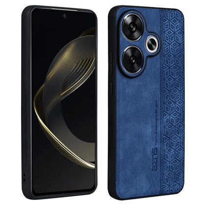 AZNS For Xiaomi Redmi Turbo 3 5G / Poco F6 5G Case PU Leather Coated TPU Imprinted Phone Cover