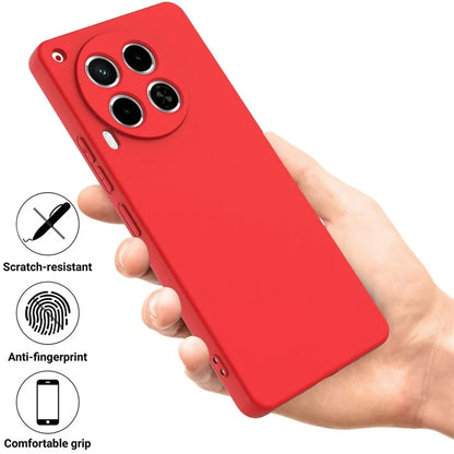 For TECNO Camon 30 4G Case with Hand Strap Liquid Silicone Protective Phone Cover