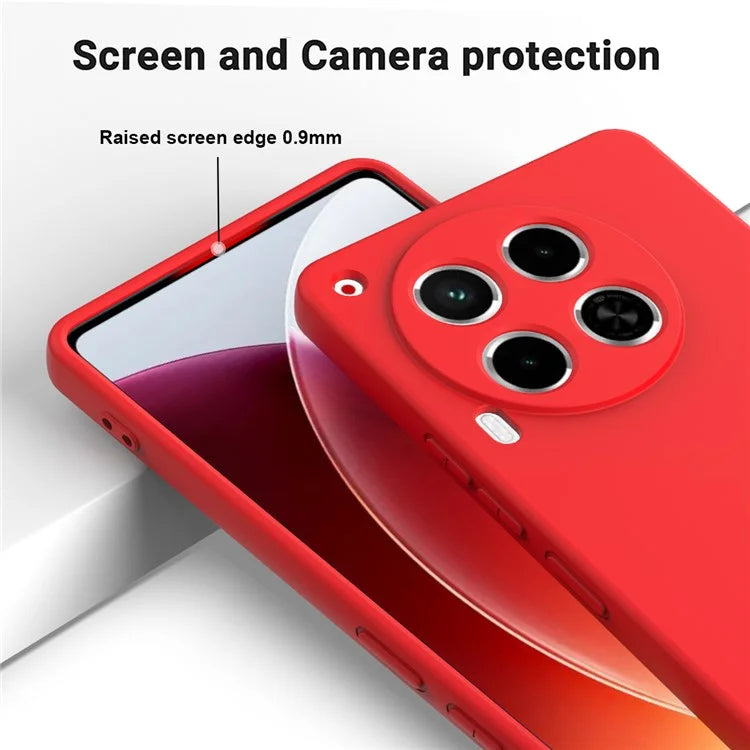 For TECNO Camon 30 4G Case with Hand Strap Liquid Silicone Protective Phone Cover