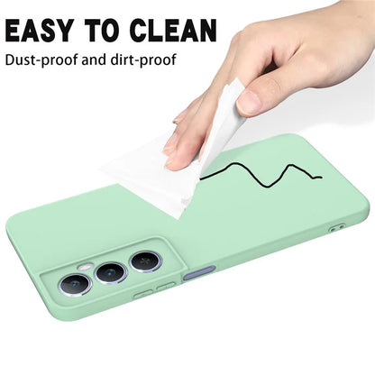 For Realme C65 4G Protective Case Liquid Silicone Phone Cover with Wrist Strap