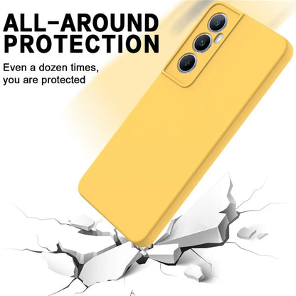 For Realme C65 4G Protective Case Liquid Silicone Phone Cover with Wrist Strap