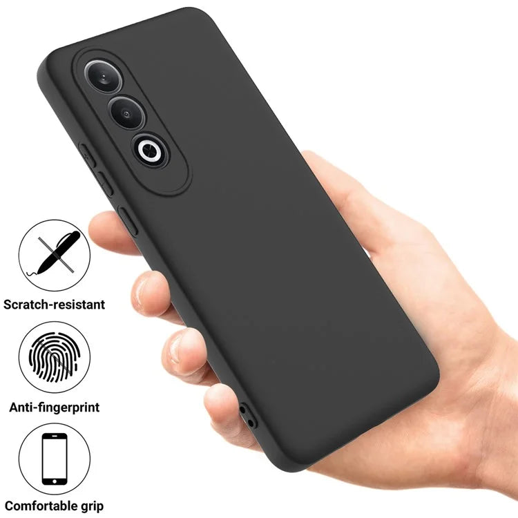 For OnePlus Nord CE4 5G Case Slim-Fit Liquid Silicone Protective Back Cover  with Hand Strap