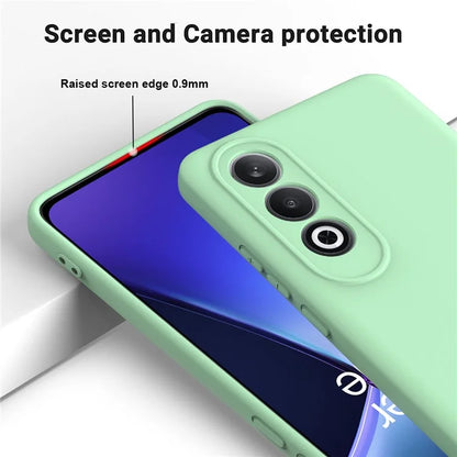 For OnePlus Nord CE4 5G Case Slim-Fit Liquid Silicone Protective Back Cover  with Hand Strap