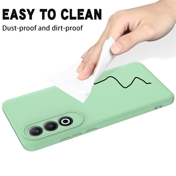 For OnePlus Nord CE4 5G Case Slim-Fit Liquid Silicone Protective Back Cover  with Hand Strap
