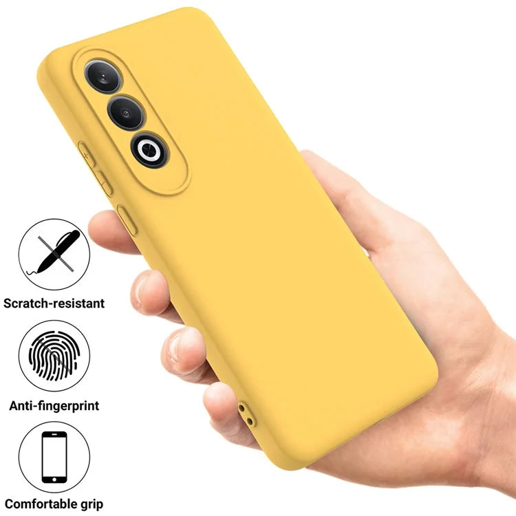 For OnePlus Nord CE4 5G Case Slim-Fit Liquid Silicone Protective Back Cover  with Hand Strap