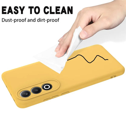 For OnePlus Nord CE4 5G Case Slim-Fit Liquid Silicone Protective Back Cover  with Hand Strap