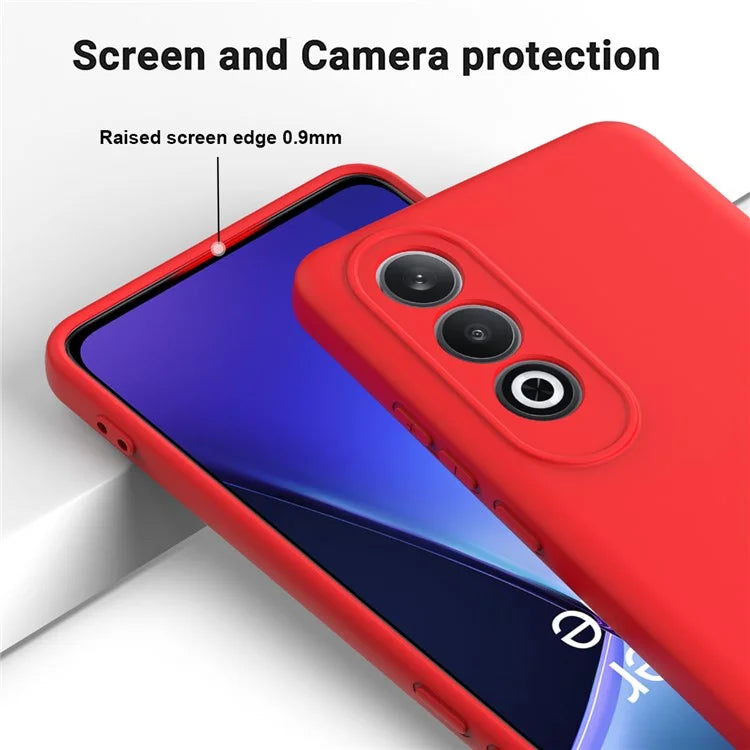 For OnePlus Nord CE4 5G Case Slim-Fit Liquid Silicone Protective Back Cover  with Hand Strap