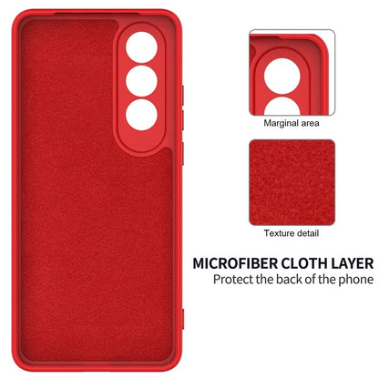 For OnePlus Nord CE4 5G Case Slim-Fit Liquid Silicone Protective Back Cover  with Hand Strap