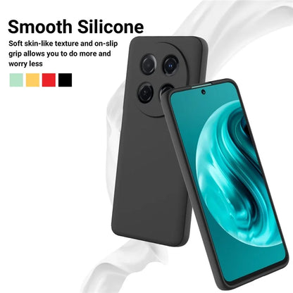 For Huawei nova 12i 4G Case Liquid Silicone Shockproof Slim Phone Cover with Strap