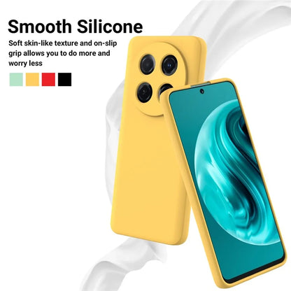 For Huawei nova 12i 4G Case Liquid Silicone Shockproof Slim Phone Cover with Strap