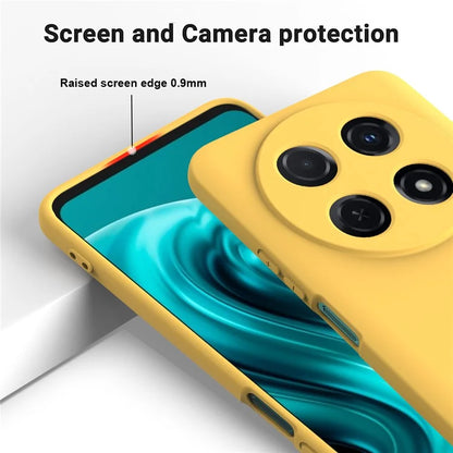 For Huawei nova 12i 4G Case Liquid Silicone Shockproof Slim Phone Cover with Strap