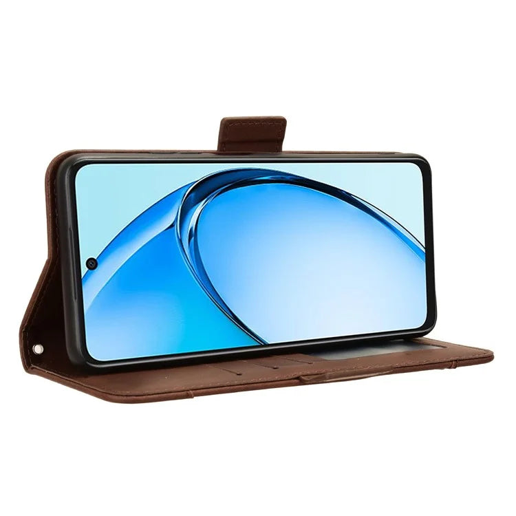 For Oppo A60 4G Case with Multiple Card Slots PU Leather Flip Stand Cell Phone Cover