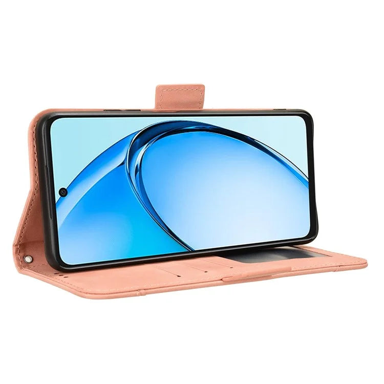 For Oppo A60 4G Case with Multiple Card Slots PU Leather Flip Stand Cell Phone Cover