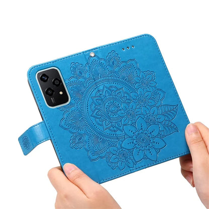 For Honor 200 Lite Case Flower Imprinted PU Leather Wallet Phone Folio Cover
