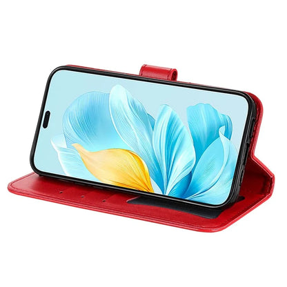 For Honor 200 Lite Case Flower Imprinted PU Leather Wallet Phone Folio Cover