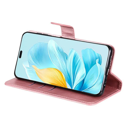 For Honor 200 Lite Case PU Leather Card Slots Zipper Pocket Phone Cover