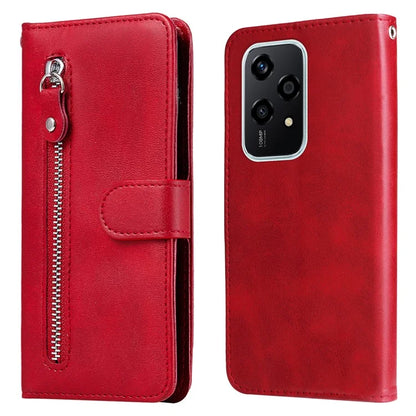 For Honor 200 Lite Case PU Leather Card Slots Zipper Pocket Phone Cover