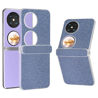 For Huawei Pocket 2 Case Matte Edge Diamond Textured PU+PC Phone Protector