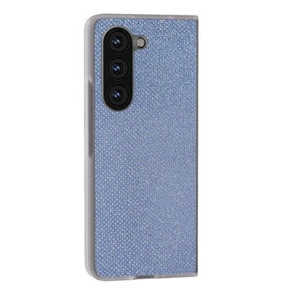 For Samsung Galaxy Z Fold5 5G Case Scratch Proof Rhinestone Texture Leather+PC Phone Cover