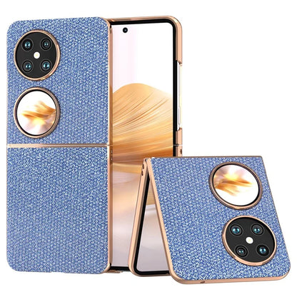 For Huawei Pocket 2 Electroplated Case Rhinestone Texture Cell Phone Cover