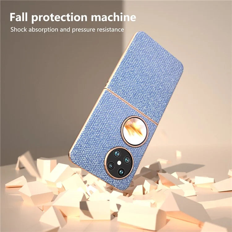 For Huawei Pocket 2 Electroplated Case Rhinestone Texture Cell Phone Cover