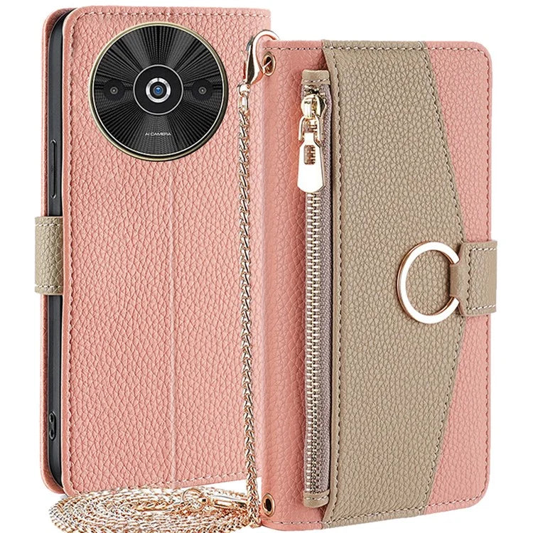 For Xiaomi Redmi A3 / Poco C61 4G Case Card Slots Stand Leather Mobile Phone Cover with Mirror