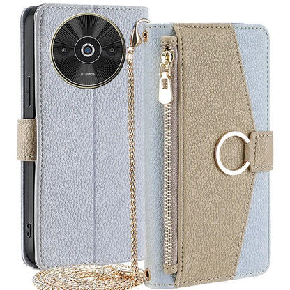 For Xiaomi Redmi A3 / Poco C61 4G Case Card Slots Stand Leather Mobile Phone Cover with Mirror