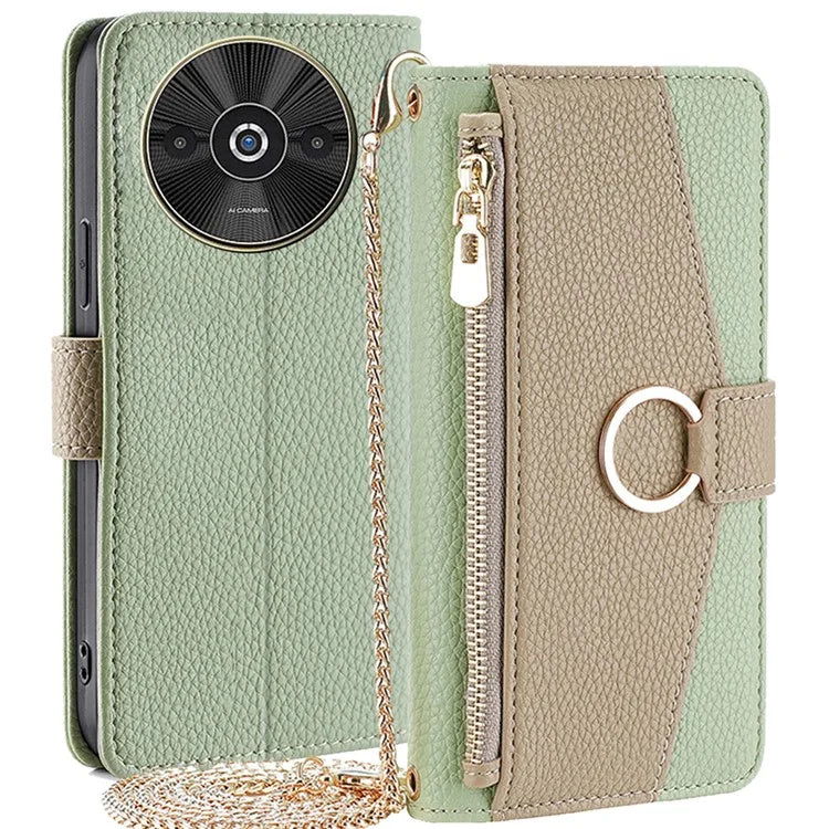 For Xiaomi Redmi A3 / Poco C61 4G Case Card Slots Stand Leather Mobile Phone Cover with Mirror