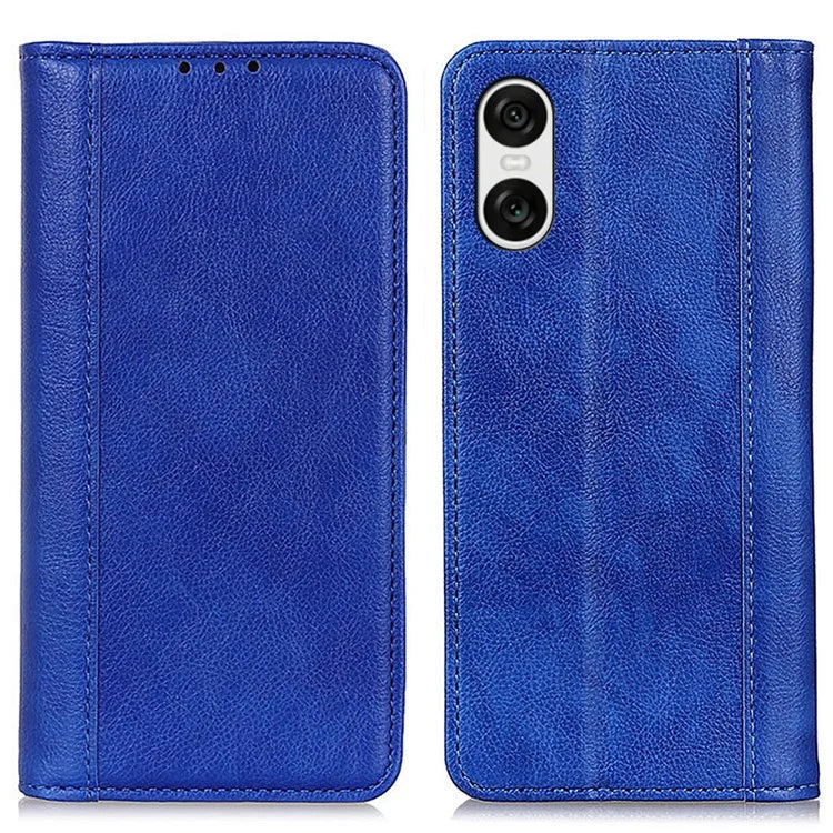For Sony Xperia 10 VI Case Litchi Texture Split Leather Stand Phone Cases Wholesale