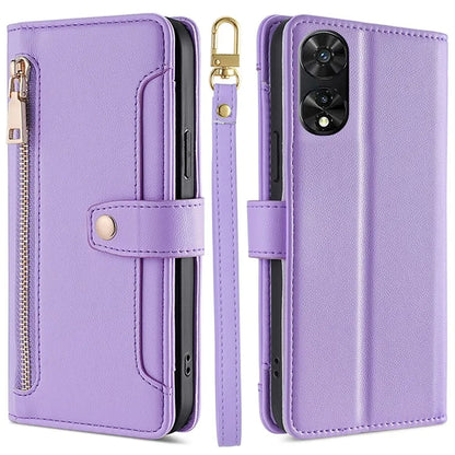 For TCL 505 Case PU Leather Bump Proof Cash Pocket Crossbody Phone Cover