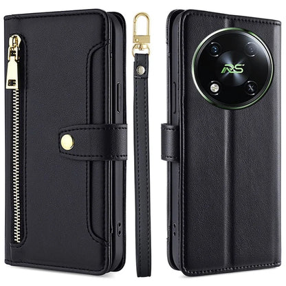 For itel RS4 4G Case 6 Card Holder Slots PU Leather Purse Style Crossbody Phone Cover