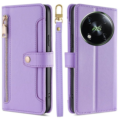 For itel RS4 4G Case 6 Card Holder Slots PU Leather Purse Style Crossbody Phone Cover