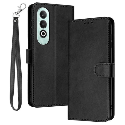 For OnePlus Nord CE4 5G Folio Flip Leather Wallet Cell Phone Case Fall Proof Cover with Strap