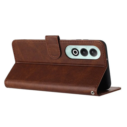 For OnePlus Nord CE4 5G Folio Flip Leather Wallet Cell Phone Case Fall Proof Cover with Strap