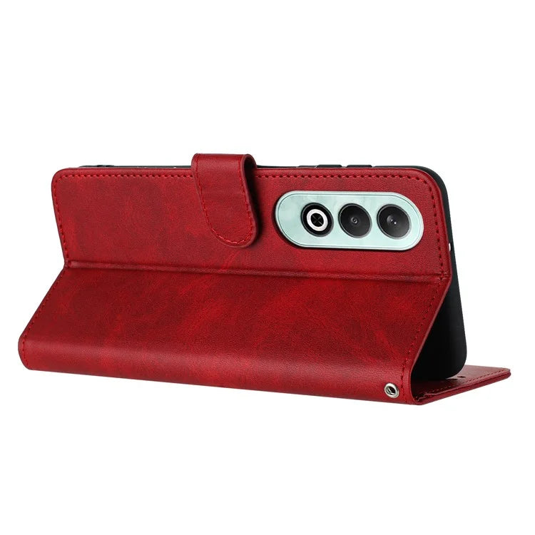 For OnePlus Nord CE4 5G Folio Flip Leather Wallet Cell Phone Case Fall Proof Cover with Strap