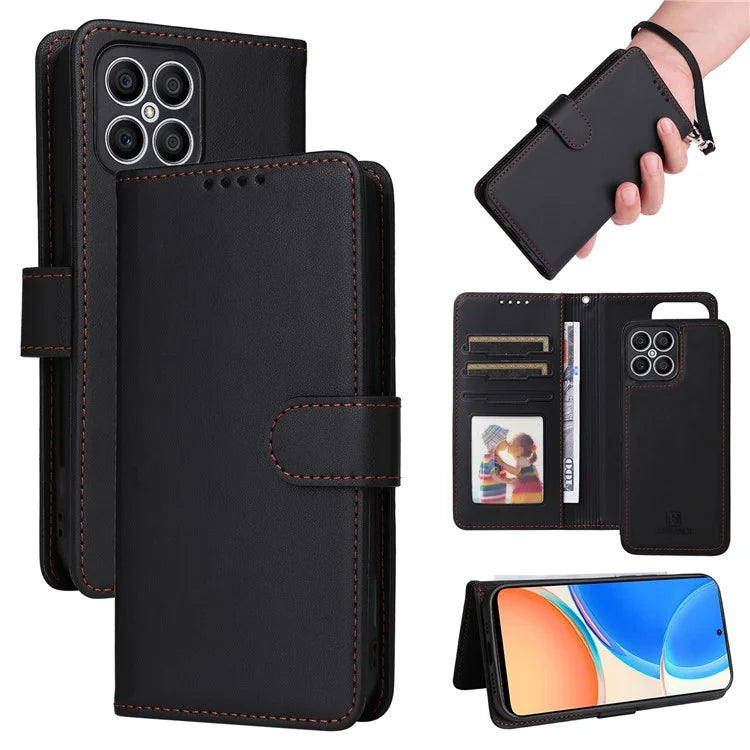 BETOPNICE 005 For Honor X8 4G / X30i / Play6T Pro Leather Case Wallet Detachable Magnetic Phone Cover
