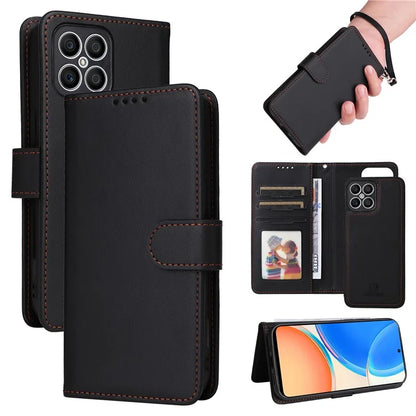 BETOPNICE 005 For Honor X8 4G / X30i / Play6T Pro Leather Case Wallet Detachable Magnetic Phone Cover