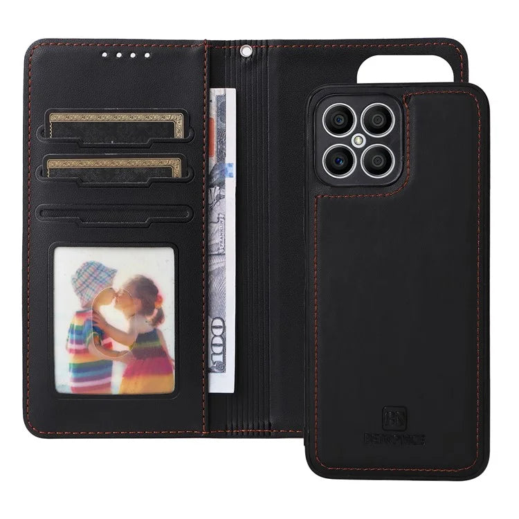 BETOPNICE 005 For Honor X8 4G / X30i / Play6T Pro Leather Case Wallet Detachable Magnetic Phone Cover