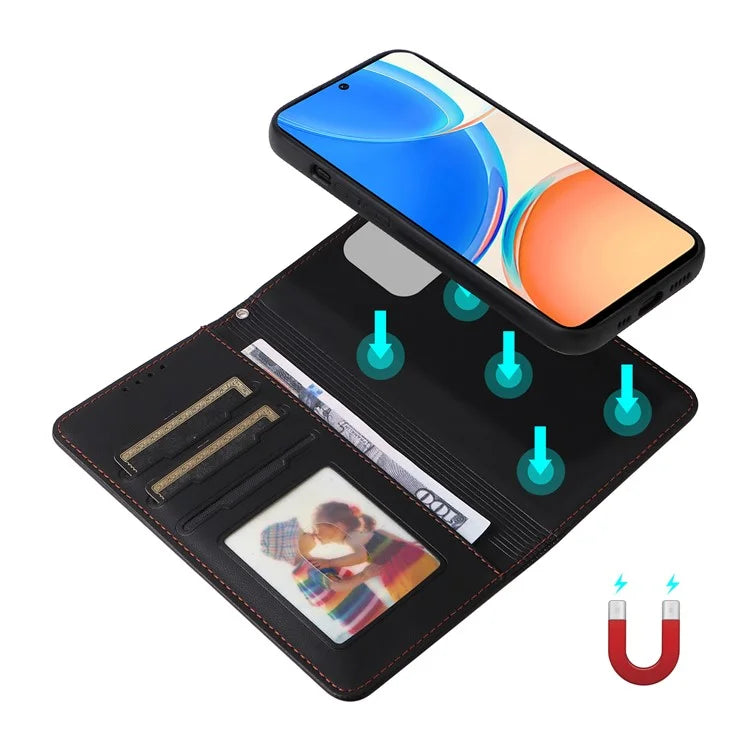 BETOPNICE 005 For Honor X8 4G / X30i / Play6T Pro Leather Case Wallet Detachable Magnetic Phone Cover