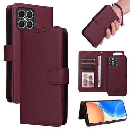 BETOPNICE 005 For Honor X8 4G / X30i / Play6T Pro Leather Case Wallet Detachable Magnetic Phone Cover