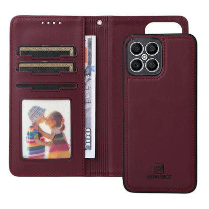 BETOPNICE 005 For Honor X8 4G / X30i / Play6T Pro Leather Case Wallet Detachable Magnetic Phone Cover