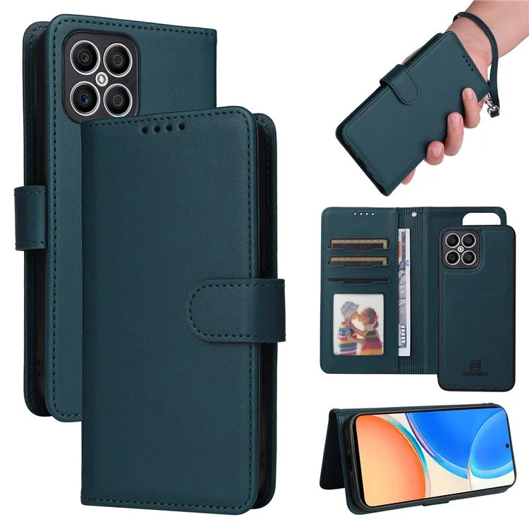 BETOPNICE 005 For Honor X8 4G / X30i / Play6T Pro Leather Case Wallet Detachable Magnetic Phone Cover