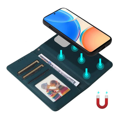 BETOPNICE 005 For Honor X8 4G / X30i / Play6T Pro Leather Case Wallet Detachable Magnetic Phone Cover