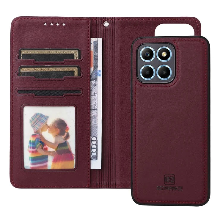 BETOPNICE 005 For Honor X8 5G / X6 4G / Play6C 4G / X6s 4G / 70 Lite / X8a 5G Case Detachable Wallet Leather Phone Cover