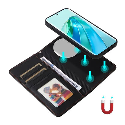 BETOPNICE 005 For Honor X9a 5G / X40 5G / Magic5 Lite 5G Phone Case 2-in-1 Detachable Leather Flip Cover