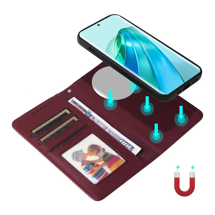 BETOPNICE 005 For Honor X9a 5G / X40 5G / Magic5 Lite 5G Phone Case 2-in-1 Detachable Leather Flip Cover
