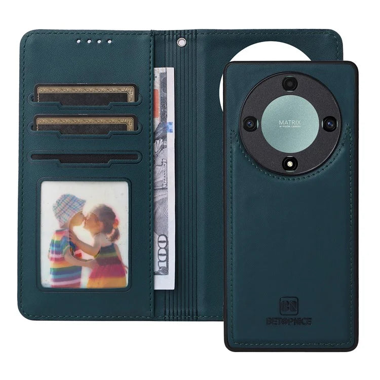 BETOPNICE 005 For Honor X9a 5G / X40 5G / Magic5 Lite 5G Phone Case 2-in-1 Detachable Leather Flip Cover