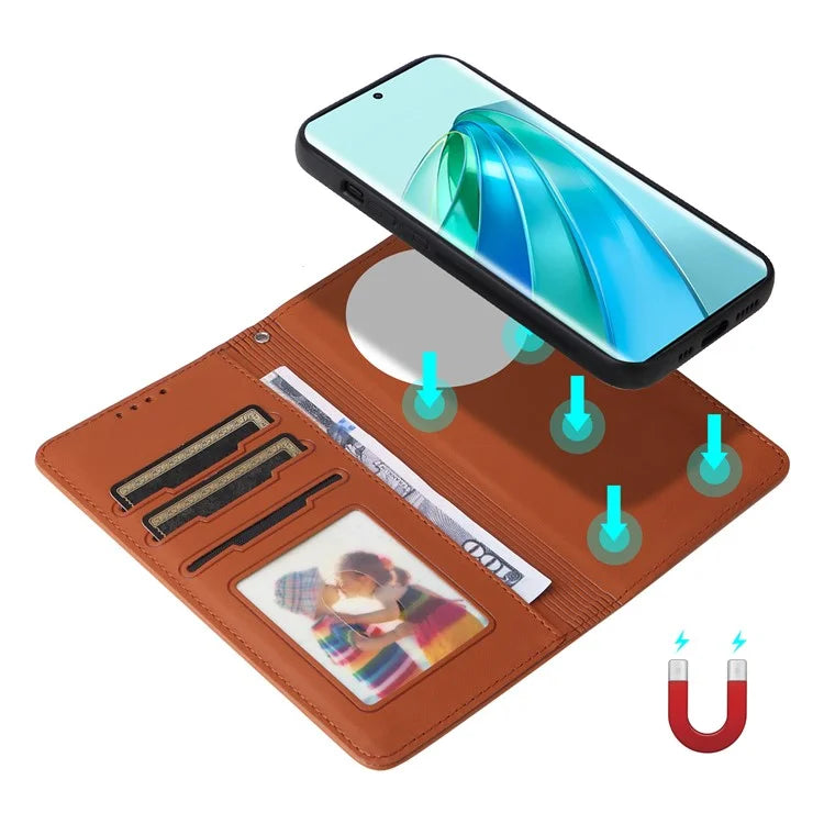BETOPNICE 005 For Honor X9a 5G / X40 5G / Magic5 Lite 5G Phone Case 2-in-1 Detachable Leather Flip Cover