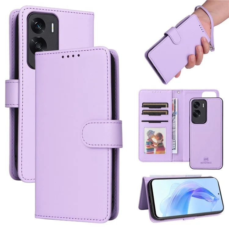 BETOPNICE 005 For Honor 90 Lite 5G / X50i 5G Case PU Leather Removable 2-in-1 Phone Cover
