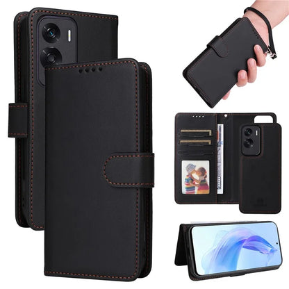 BETOPNICE 005 For Honor 90 Lite 5G / X50i 5G Case PU Leather Removable 2-in-1 Phone Cover